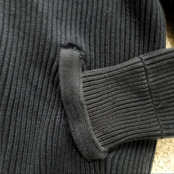 Lucky Brand Nave Blue Zip Sweater ☘️ - Picture 5 of 7